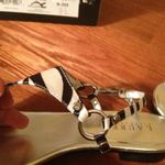 Ralph Lauren Lauren  Halina 2 Sandals Women’s Size 6.5 Black/White Print New Photo 6