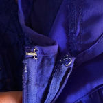 American Eagle Tank Top Sequined Royal Blue Purple Medium Photo 6