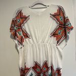 julie's closet Julie’s Closet Southwest Aztec Lightweight Flutter Sleeve Top. Vneck Lightweight Photo 12