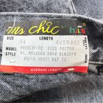vintage chic made in USA grey acid wash jeans high rise mom jean size 14 NOS Gray Photo 5