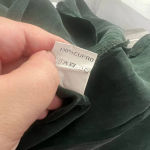 Ateliers De La Maille Green Cupro Ruffle Sleeve Top Size 1 / US Small Photo 11