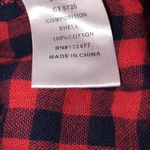 Nsr size medium red & blue plaid hi low top Photo 5