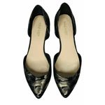 Nine West  Starship Metallic Leather Camo D'Orsay Pointed Toe Flats Shoes Size 7M Photo 1
