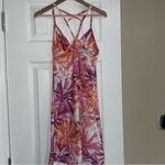 prAna Orange Purple And White Cora Star Print Athletic Dress Size XS Photo 1