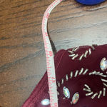 B Darlin  Burgundy Lace Prom Dress Photo 4