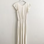 Wilfred Aritzia  cream striped ruffle Fleurette Jumpsuit xxs Photo 7