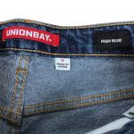 Unionbay NWT High Waisted Graham Denim Bermuda Bike Shorts in Santa Cruz Blue Photo 3
