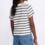 Market & Spruce  2 Pack Tanner Boxy Cotton Blend Tee Beige Medium NWT Photo 2