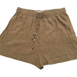 ZARA  Tan Women's Cargo Shorts Photo 0