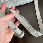 Liebeskind Berlin Nyala Goat Leather Colored Snake Crossbody Purse Bag Grey Photo 7