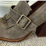 Kork-Ease Prim Mosto Suede Kiltie Pump Heel Women Size 7.5 Khaki Gray Photo 4