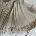 Free People  Ivory Etheral Embellished Chiffon Mini Dress-small Photo 5