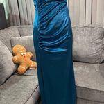 🌸AMTIOUS prom long dress ✨ Blue Size M Photo 3