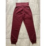 FIGS  Scrub Pants Womens S Maternity Dark Red Zamora High Waisted Jogger Cargo Photo 2