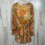 Flying Tomato Without Limits Boho Retro Paisley Print Mini Dress size S NWOT Photo 1