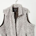 Natural Reflections [] Beige Furry Sherpa Full Zip Vest NWT Egret Size XL Photo 8