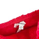 Madewell  Smocked Puff Sleeve Midi Dress in Poplin Cerise Size XS NWT Cottagecore Photo 6