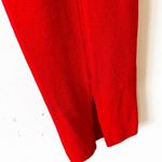 St. John Red Santana Knit Pants Photo 7