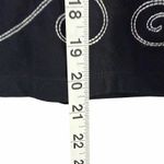 Vintage Michael Simon Lite Cardigan M Black Embroidered Novelty Knit Ice Skaters Size M Photo 9