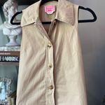 Kate Spade New York Sleeveless Shirtdress Khaki Womens Size XS Photo 7
