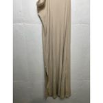 Aerie New  One Shoulder Midi Dress Size Large Tan Beige Photo 6