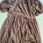 &merci Brown bubble dress  Photo 0