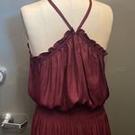 fab'rik  GRETA SMOCK WAIST HALTER MIDI DRESS M Photo 7