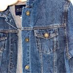 Austin Clothing Company Painted Back Denim Jacket Size Large Blue Photo 3