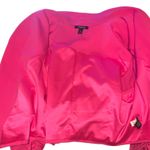Torrid  Studio Crepe Classic Blazer Ruched 3/4 Sleeves Bright Pink Photo 6