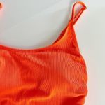 [Viottiset] Neon Orange Ribbed Ruched High Cut Cheeky One Photo 7