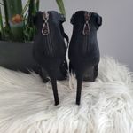 GBG Guess Black Open Toe Platform Stiletto Heels 9M Size 9 Photo 3