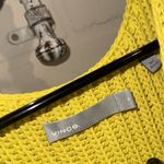 Vince  sweater top medium Yellow Knit Tank top shirt chunky Photo 3