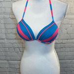 Bikini Set Hot Pink & Bright Blue Bikini (no label) Photo 1