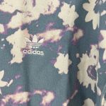 Adidas  floral tie-dye blue purple hoodie S pastel casual active workout colorful Photo 3