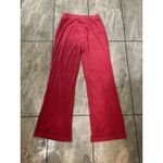 Juicy Couture  Velour Track Pants Pink Rhinestone Logo Flared Women's Size M Photo 3