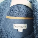 UGG  Blue Sherpa Quarter Zip Jacket Photo 4