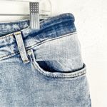 H & M Light Wash High Waist Hidden Button Fly Mom Jeans, Size 16 Photo 9