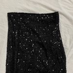 Boutique NWT Black Sequin Skirt Photo 10