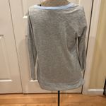 Lilla P heathered gray and blue 3/4 sleeve v Photo 3