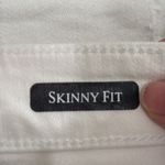 Judy Blue  Skinny Fit White Stretch Denim Factory Ripped and Distressed Jeans 29 Photo 13