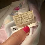 Vintage Lucie Ann Satin Pastel Floral Robe Neglige Medium White Photo 10