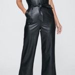 Paige NWT  Anessa Vegan Leather Utility Jumpsuit Photo 0