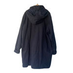 90s Vintage Hunters Run Navy Parka 1X Insulated Squall Hooded Coat Blue Photo 6