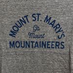 MSMU Mount St. Mary's University Mountaineers League Women's Tee Shirt, XL Gray Photo 1