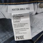 Paige  Hoxton Ankle Peg Jeans Rosemary Dark Wash‎ Denim Size 28 Photo 4
