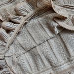 Zimmermann Zimmerman gold knit ruffle skirt. S Photo 4