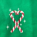Wildfox  Green Crewneck Sweater with Candy Cane Design Photo 1