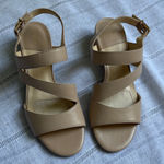 Alex Marie  NWOT Nude Strappy Sandals Photo 0