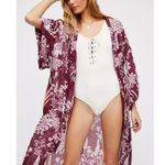 Free People If You Say So Kimono Midi Length Sz XS / S Photo 7