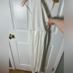 Shona joy  Revolve White Knotted Halter Sleeveless Tulip Hem Gown Ivory 4 NEW Photo 3